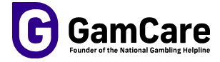 GamCare logo promoting responsible gambling support